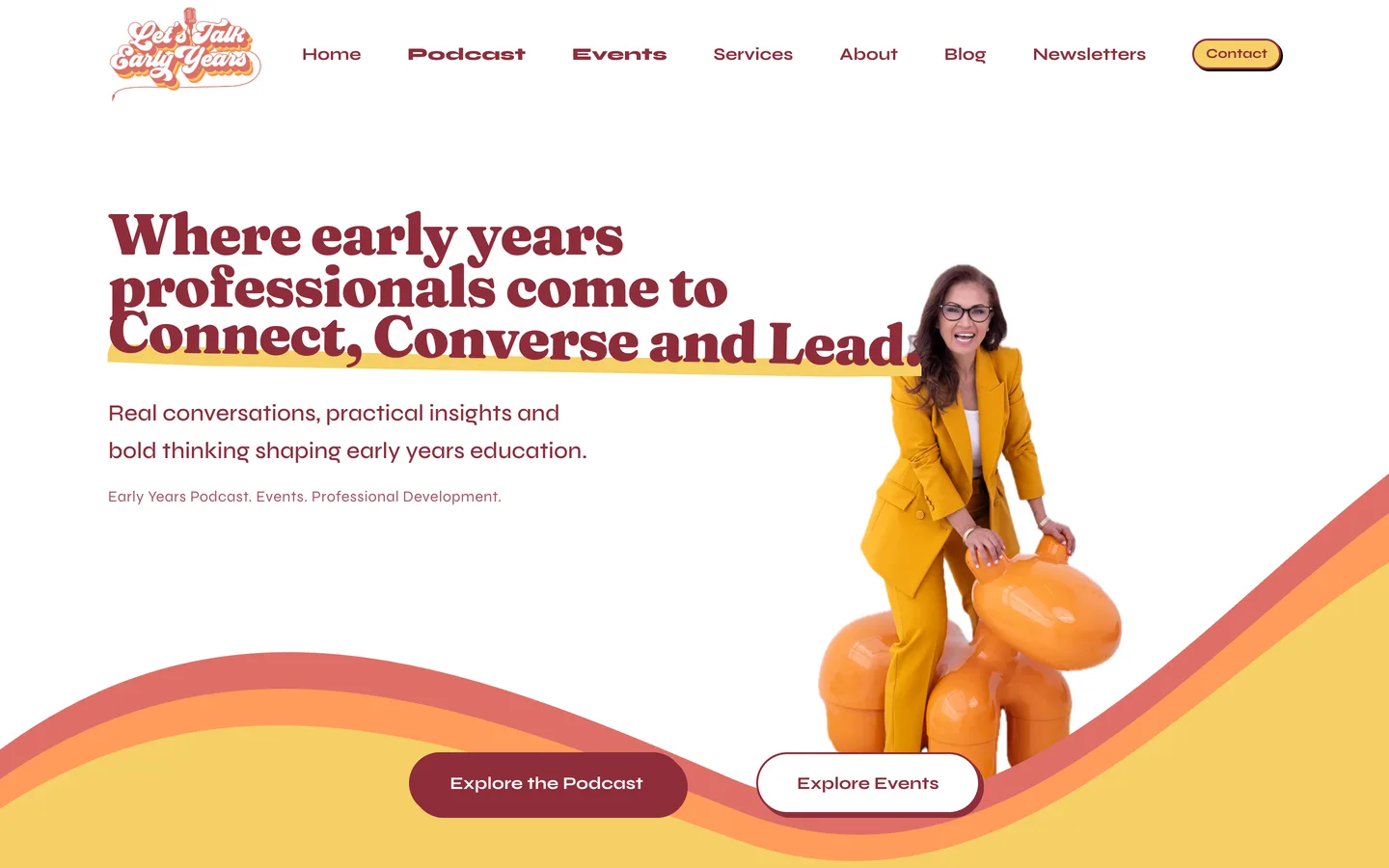Homepage of letstalkearlyyears.com